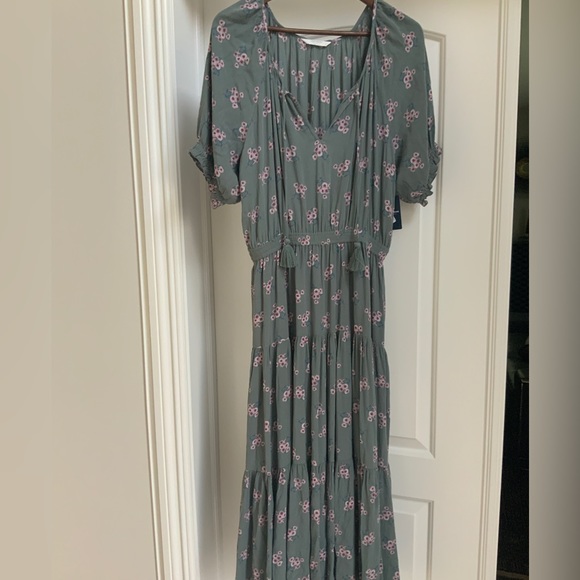 Lucky Brand Boho Smocked Waist Maxi Dress - Picture 7 of 9